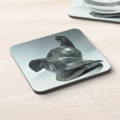 ローマThracianの剣闘士の青銅色のヘルメット第1セリウム コースター (左側)