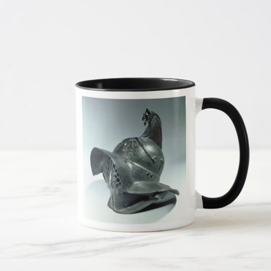ローマThracianの剣闘士の青銅色のヘルメット第1セリウム マグカップ (右)