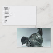 ローマThracianの剣闘士の青銅色のヘルメット第1セリウム 名刺 (正面/裏面)