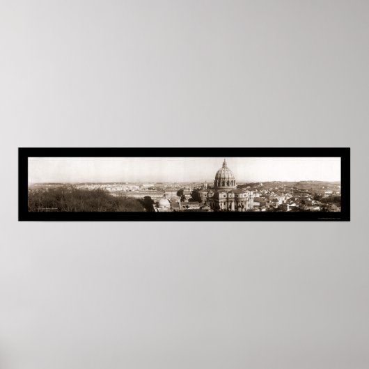 ローマVatican写真1909 ポスター (正面)