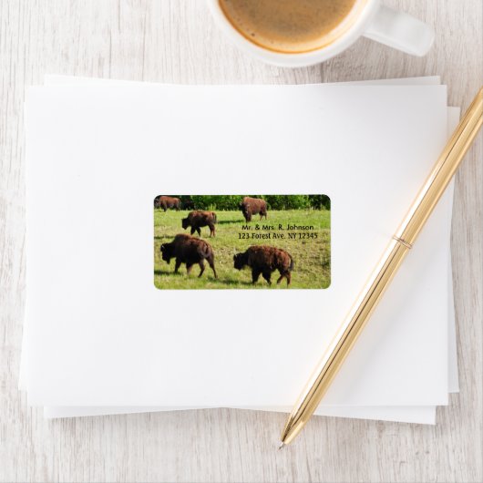 ローミングバイソン住所 シール (インサイチュ)