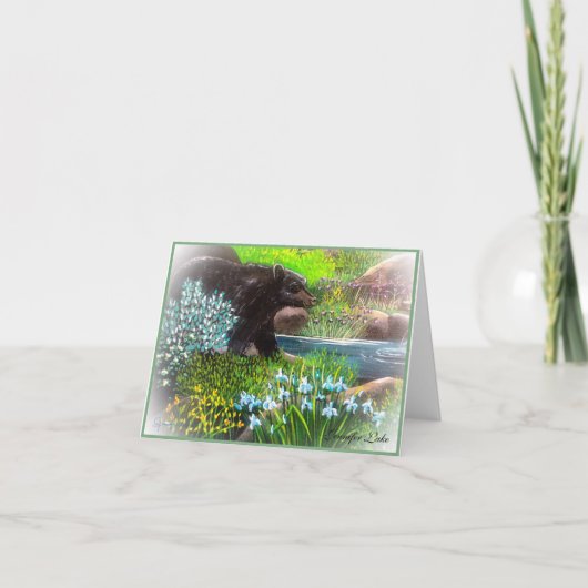 ローミングベア ノートカード (正面)