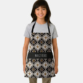 ロームバス花柄のモロッコの花 エプロン (インサイチュ)