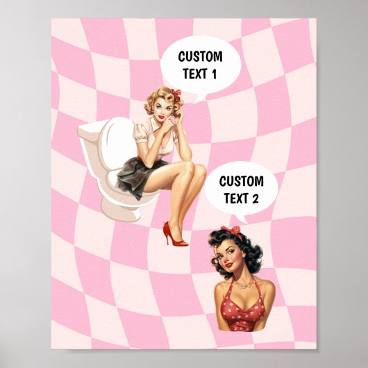 ロームパーソナライズされたズバスルームプリントカレッジドーム ポスター (正面)