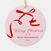 ローム最高のメトクリスマス セラミックオーナメント (正面)