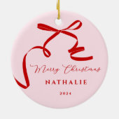 ローム最高のメトクリスマス セラミックオーナメント (裏面)