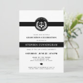 ローモダンスクール卒業お祝い 招待状 (スタンド正面)