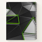 ローモダンポリ箇条書きジャーナル/折れ線ノートブック ノートブック (裏面)