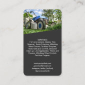 ローモダン気にン写真QRコード名刺 名刺 (裏面)