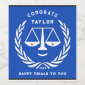 ローユニークスクール卒業 ワインラベル (シングルラベル)