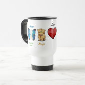 ローラおよび当然カメのタンブラーの友人 トラベルマグ (正面左)