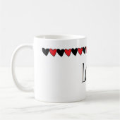 ローラのハートの名前 コーヒーマグカップ (左)