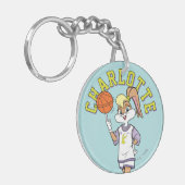 ローラのバスケットボールスピン キーホルダー (正面左)