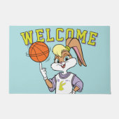 ローラのバスケットボールスピン ドアマット (正面)