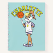 ローラのバスケットボールスピン ノートブック (正面)