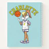 ローラのバスケットボールスピン ノートブック (裏面)