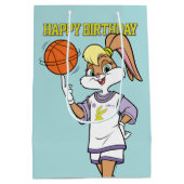 ローラのバスケットボールスピン ミディアムペーパーバッグ (裏面)