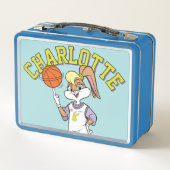 ローラのバスケットボールスピン メタルランチボックス (裏面)