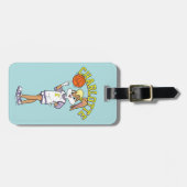 ローラのバスケットボールスピン ラゲッジタグ (正面横)