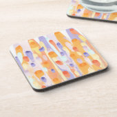 ローラの擦り切れアート コースター (左側)