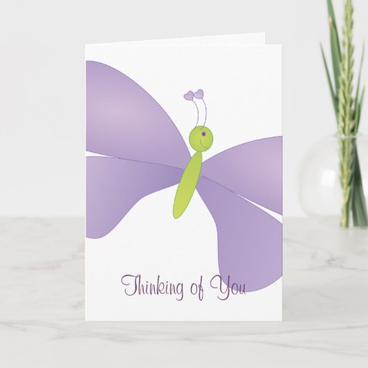 ローラの美しい蝶 カード (正面)