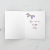 ローラの美しい蝶 カード (内部)