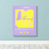 ローラの音楽プレーヤー キャンバスプリント (インサイチュ (ウッドフロア))