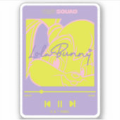 ローラの音楽プレーヤー シール (正面)