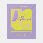 ローラの音楽プレーヤー フリースブランケット (正面)