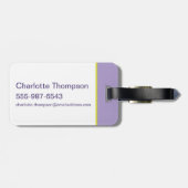 ローラの音楽プレーヤー ラゲッジタグ (裏面横)