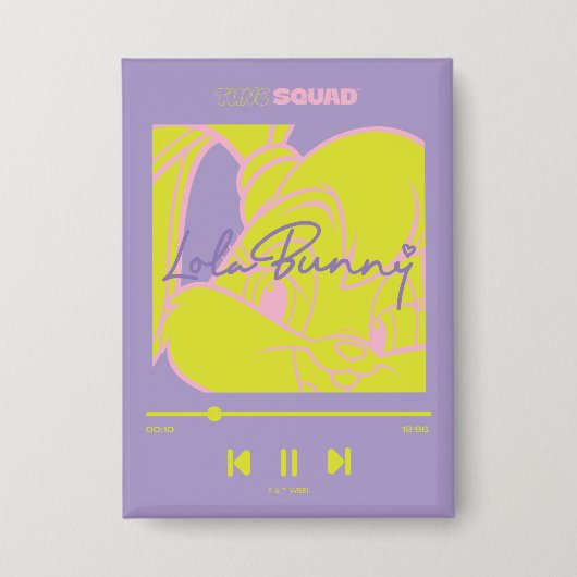 ローラの音楽プレーヤー 缶バッジ (正面)