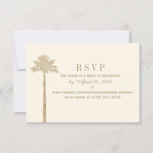 ローラのRSVP 出欠カード (正面)