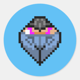 ローライズジーンズのなめしお尻ステッカー ラウンドシール