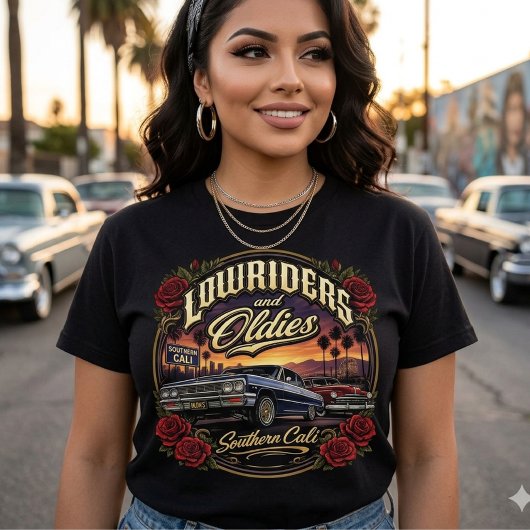 ローライダーとオールディーズ Tシャツ