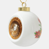 ローライダーインパラワイヤホイールクリスマスオーナメント セラミックボールオーナメント (右)