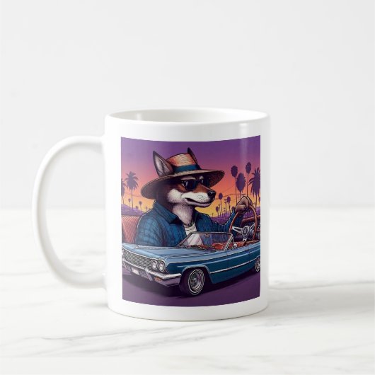 ローライダーウルフィー コーヒーマグカップ (左)