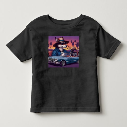 ローライダーウルフィー トドラーTシャツ (正面)