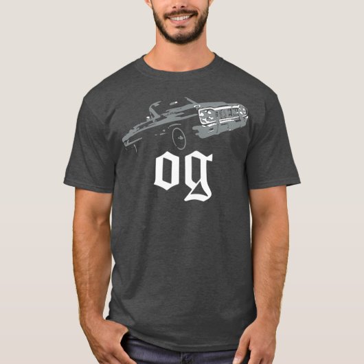 ローライダーガングスターチョロイーストLAカリ Tシャツ (正面)