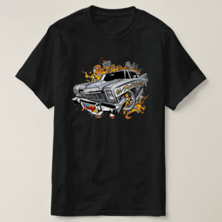 ローライダーシボレースタイルグラフィティアートワーク Tシャツ