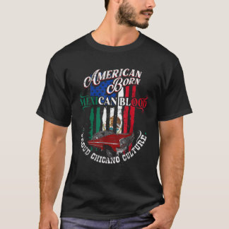 ローライダーチカーノローメキシコ系アメリカ人ラティーナライダー Tシャツ