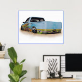 ローライダートラックポスター ポスター (ホームオフィス)