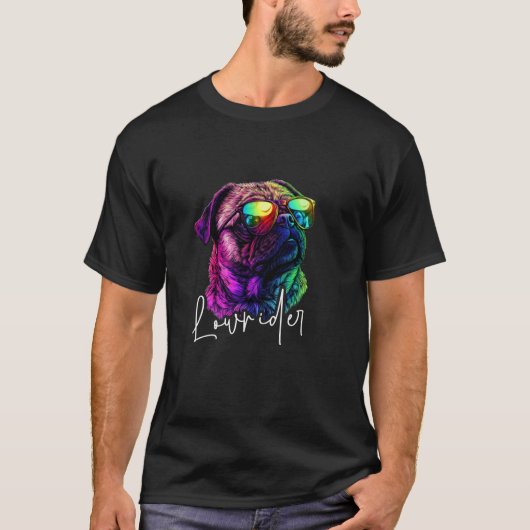ローライダーパグ Tシャツ (正面)