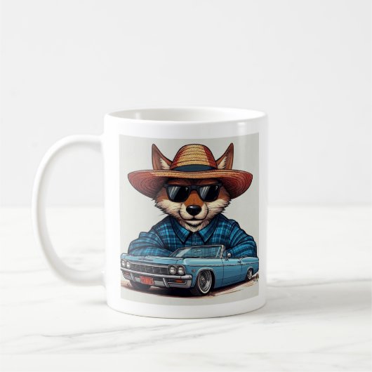 ローライダーフォックス コーヒーマグカップ (左)