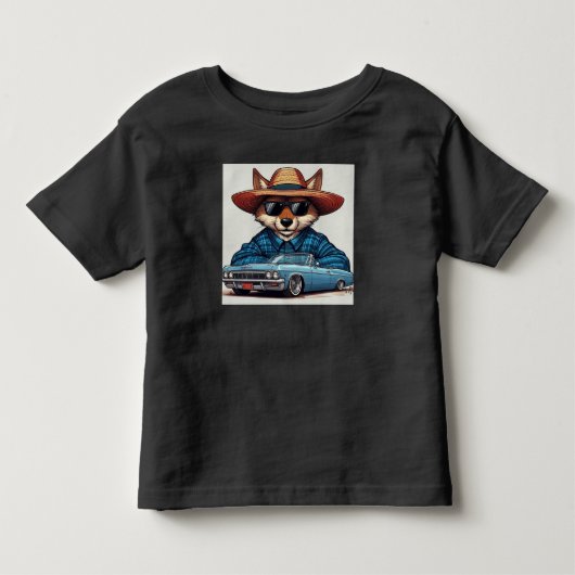 ローライダーフォックス トドラーTシャツ (正面)