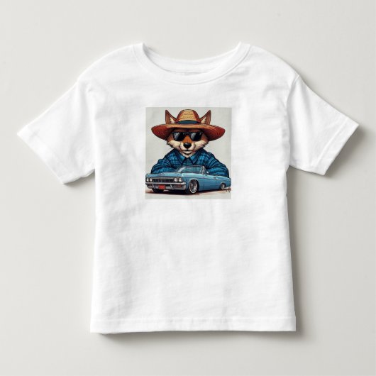 ローライダーフォックス トドラーTシャツ (正面)