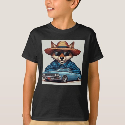 ローライダーフォックス Tシャツ (正面)