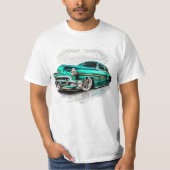 ローライダーボムシボレーChevyローライダーアート Tシャツ (正面)