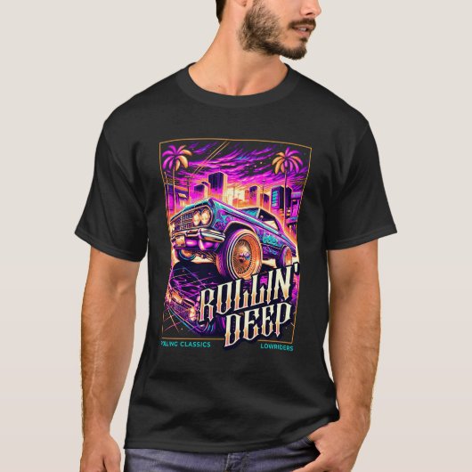 ローライダーラバーシャツカーラバーティーカーファンTee Tシャツ (正面)