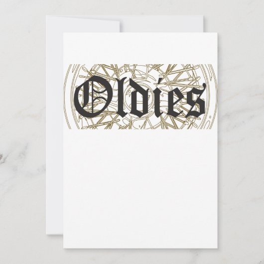 ローライダーリムオールディズオールドスクールローライダー 招待状 (正面)