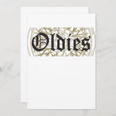 ローライダーリムオールディズオールドスクールローライダー 招待状 (正面/裏面)